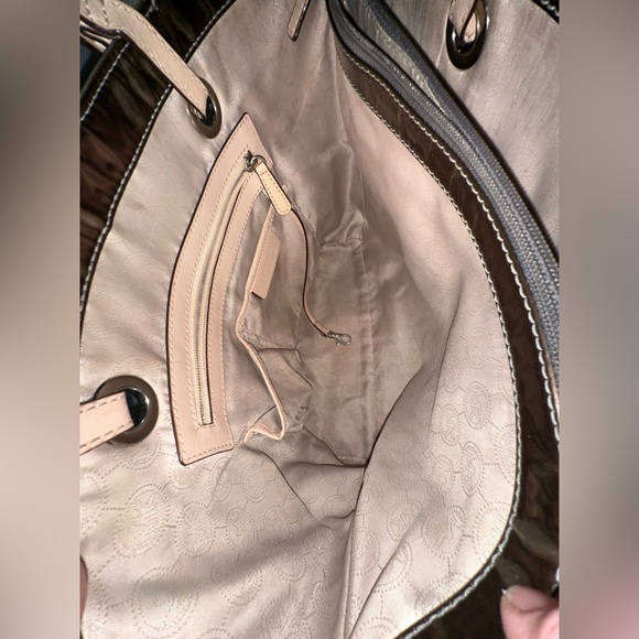 MICHAEL Michael Kors Jet Set Mirror Metallic East/West Signature Tote Bag - Picture 5 of 15